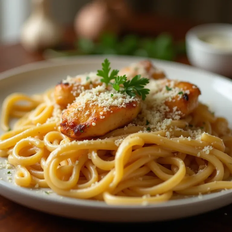 Garlic Parmesan Chicken Pasta
