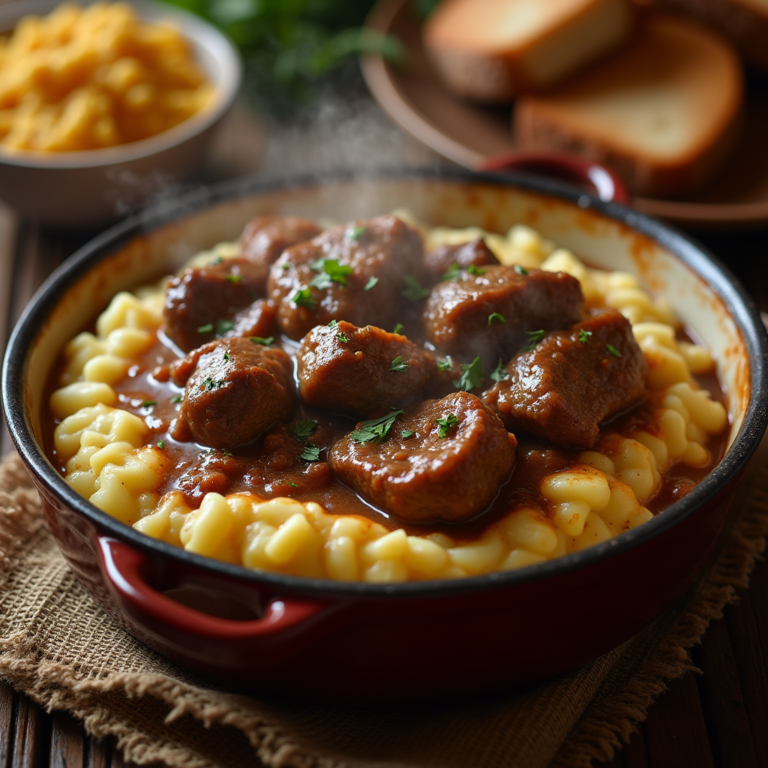 no-peek beef tips