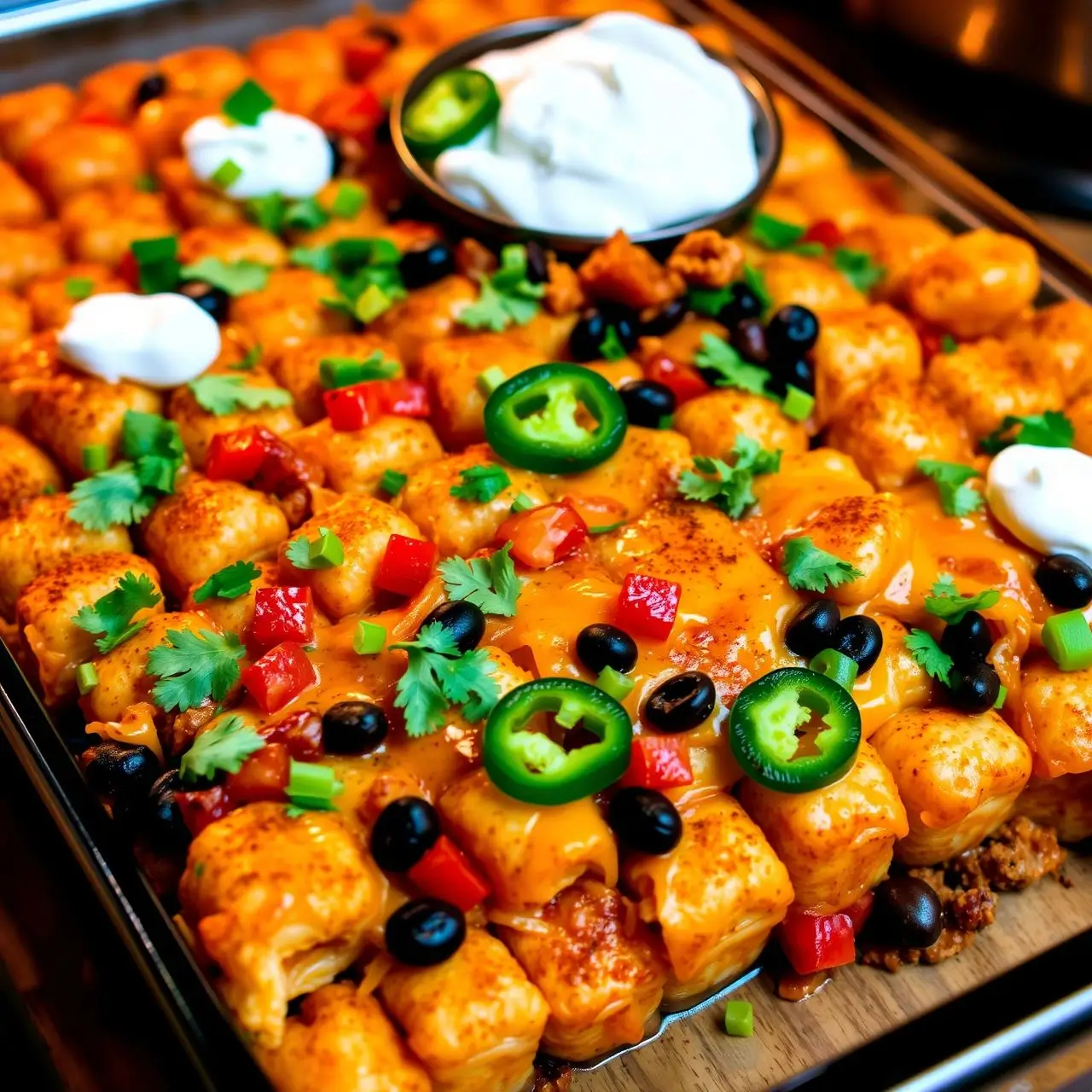 taco tater tot casserole