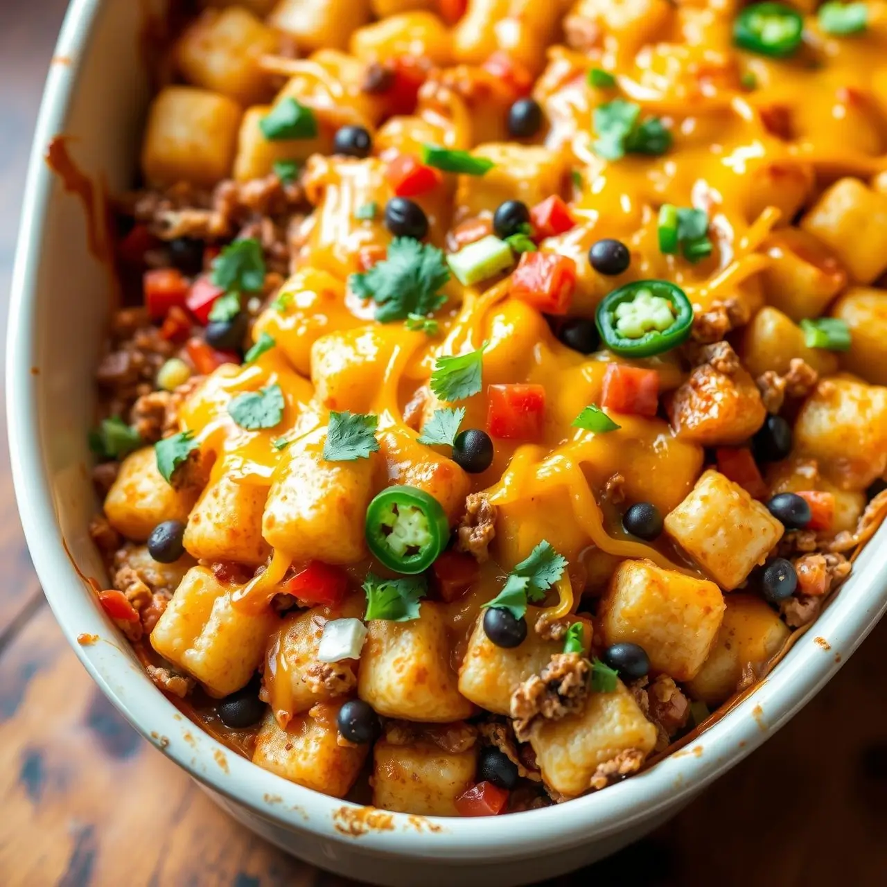 taco tater tot casserole