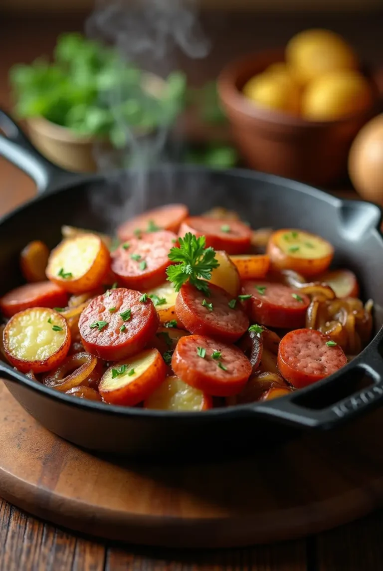 kielbasa and potatoes