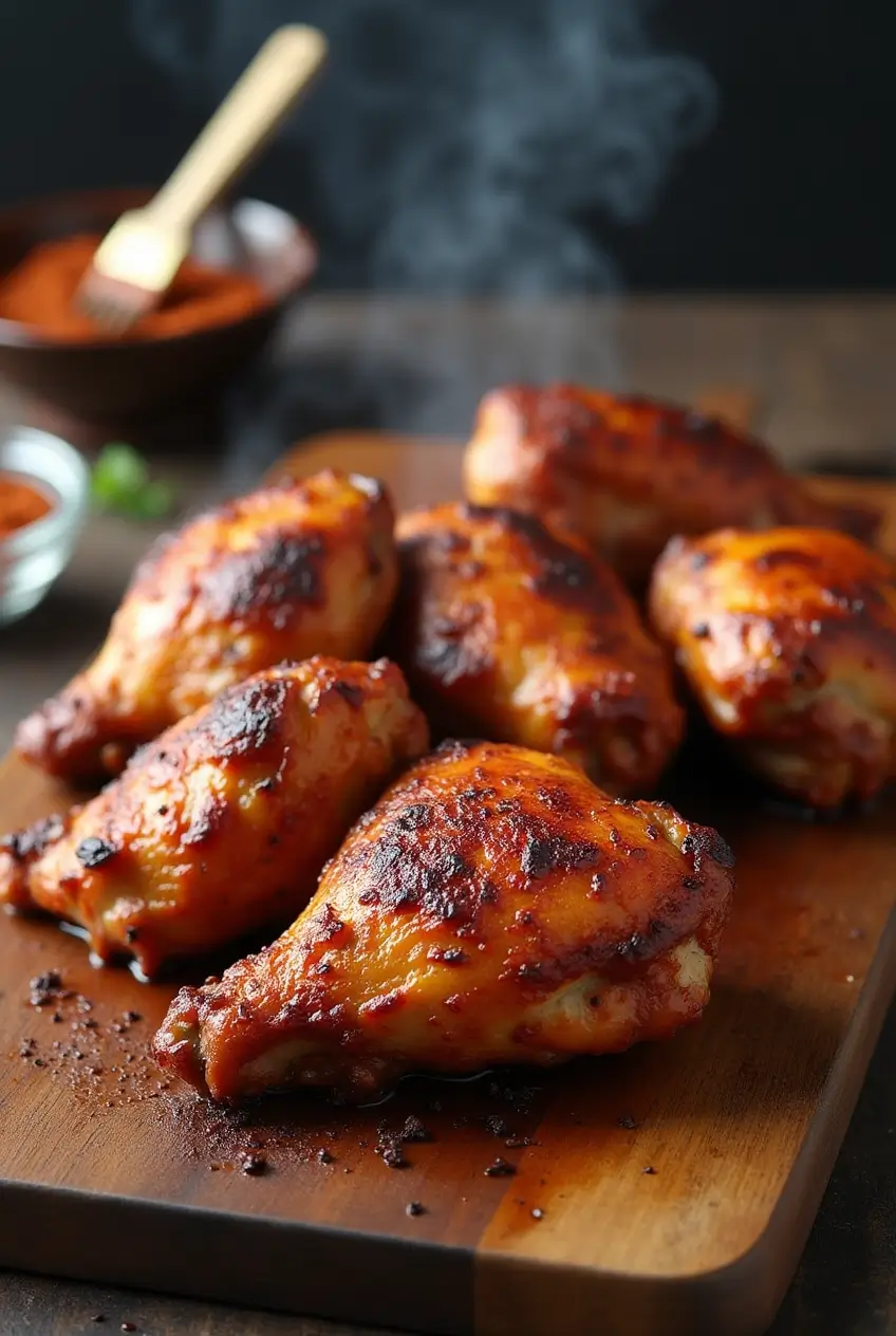 Smoking Chicken Thighs