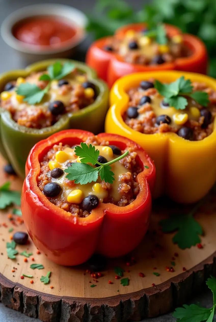 Vegetarian Stuffed Peppers