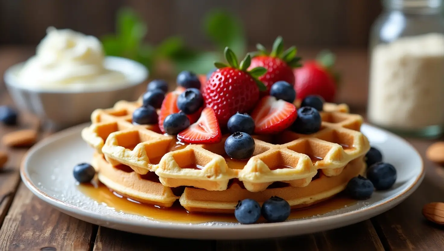 Low-Carb Waffles