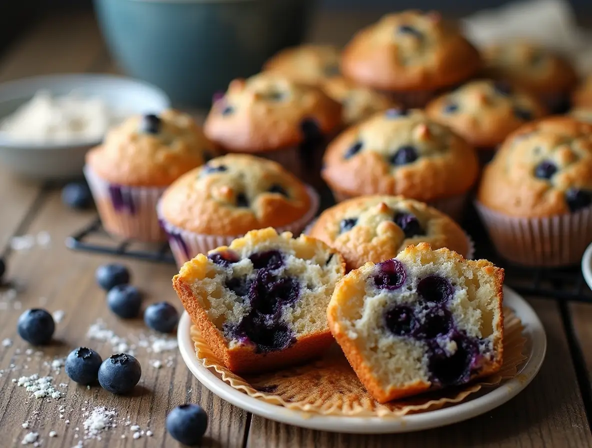 gluten free blueberry muffins