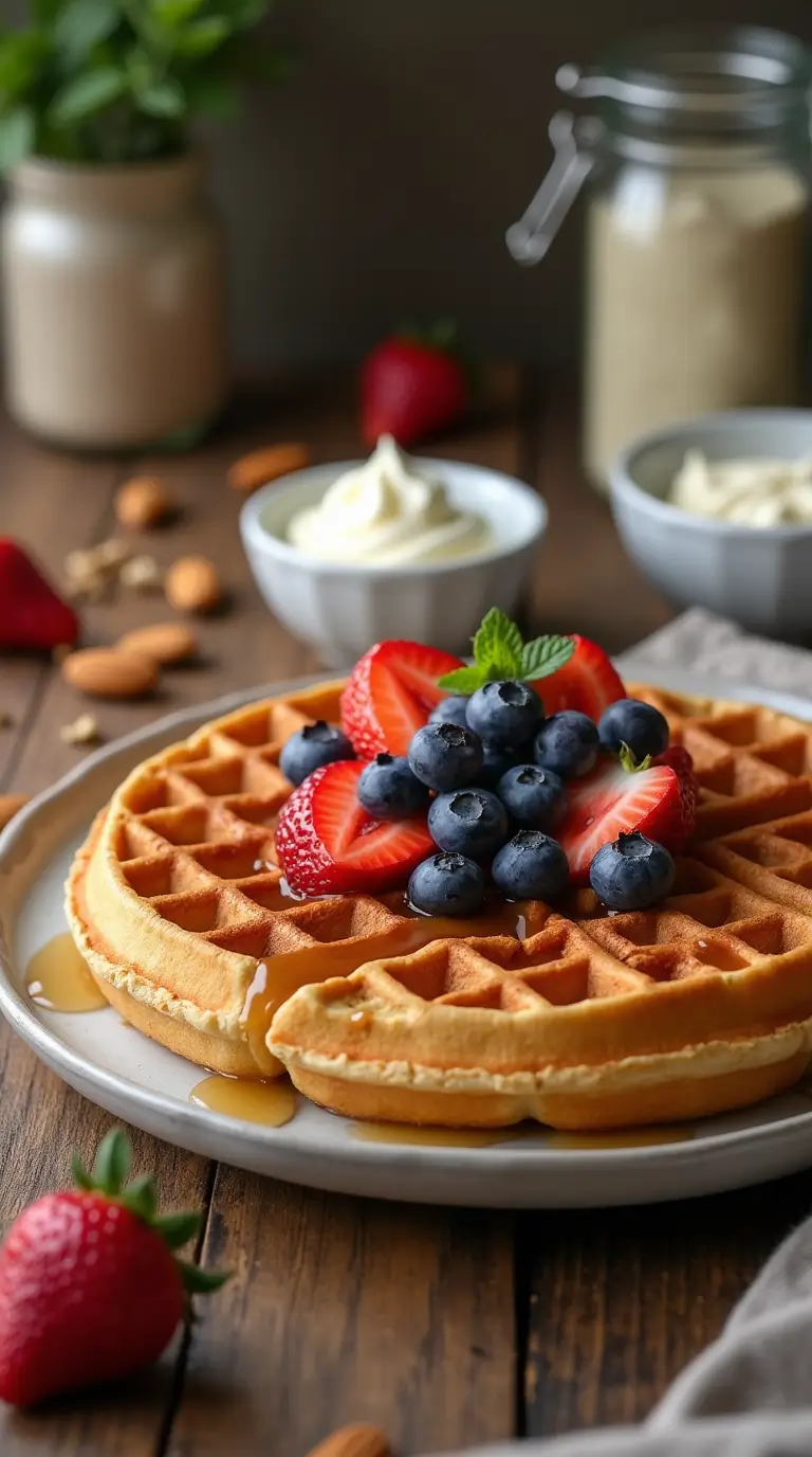 Low-Carb Waffles
