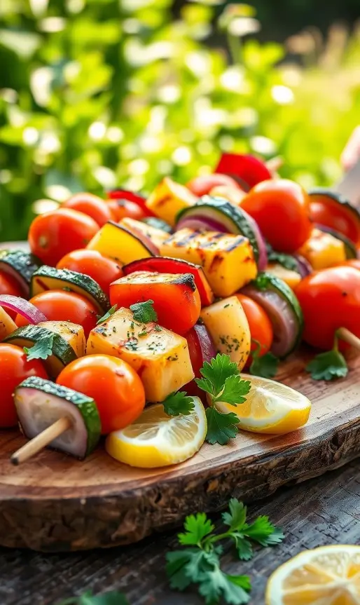vegetarian kabobs