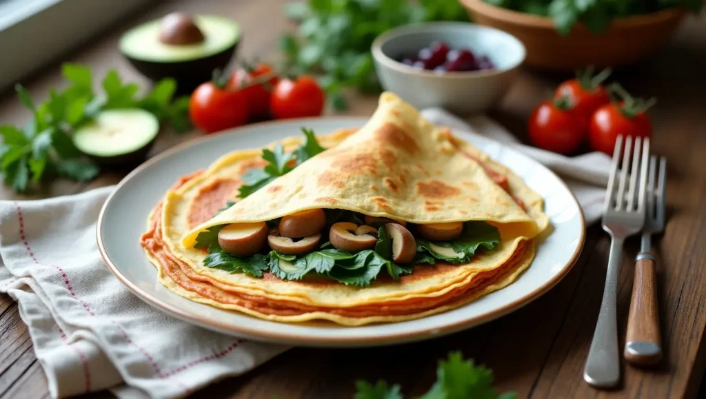 Vegetarian Crepes