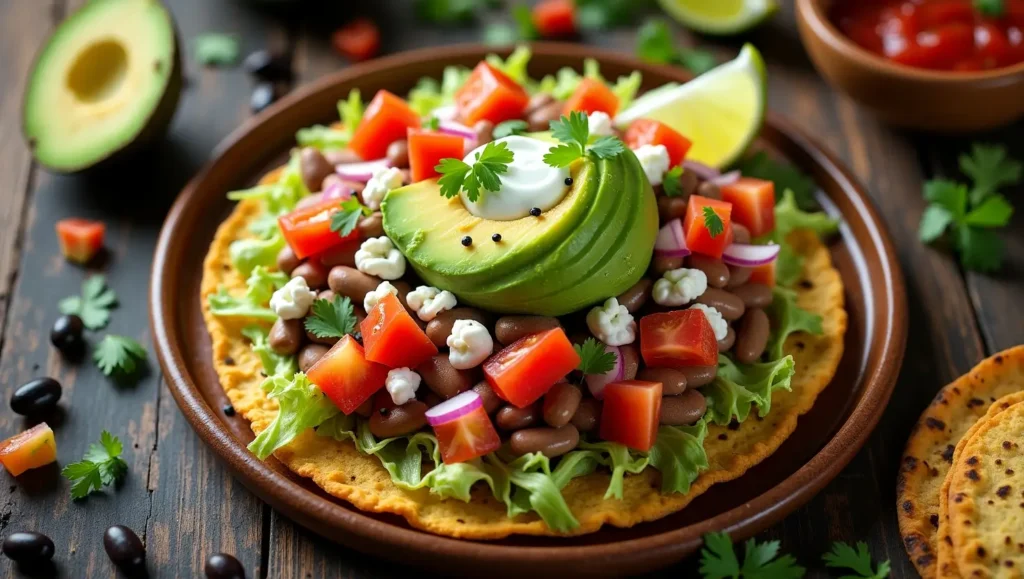Vegetarian Tostadas