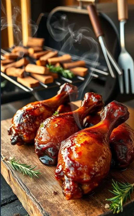 Smoked Chicken Drumsticks